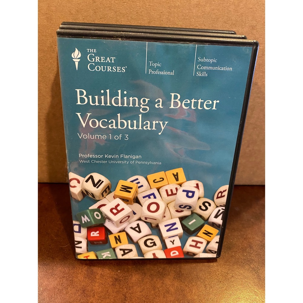 The Great Courses Building a Better Vocabulary 18 Audio CD Set Kevin Flanigan